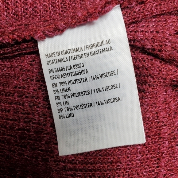 American Eagle Drape Hoodie Cardigan Hi Low Hem - Picture 12 of 13